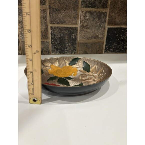 Vintage Plastic Floral Pattern Serving Bowl, Platter Nasco, Japan - Picture 9 of 9